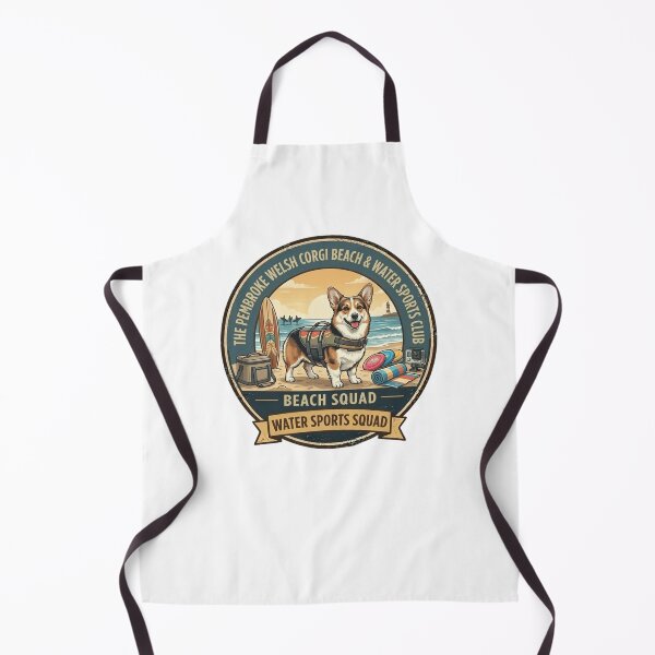 Item preview, Corgi Beach Squad - Water Sports Club Vintage Surf Badge designed and sold by FarDesign.