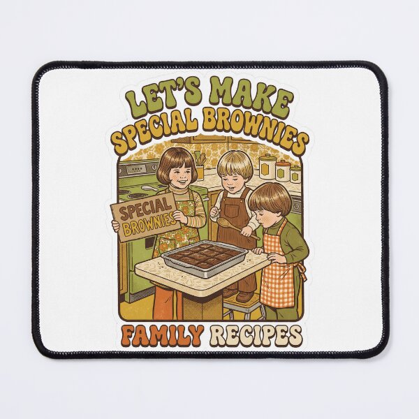 Item preview, Let's Make Special Brownies Funny Retro Kitchen designed and sold by EKHOAISTORE.