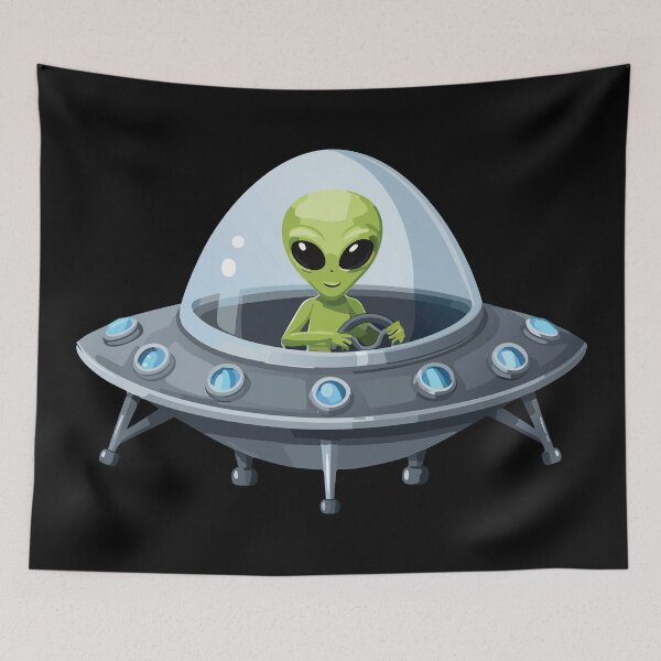Item preview, The UFO Driver - Green Alien designed and sold by GBD888.