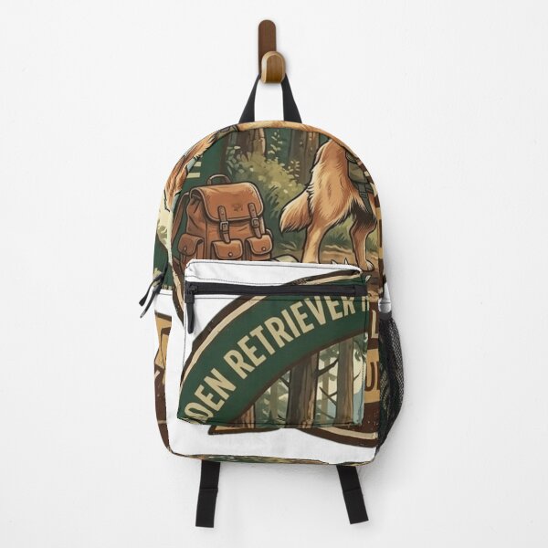 Item preview, Golden Retriever Hiking Club - Backcountry Trail Squad Adventure Badge designed and sold by FarDesign.