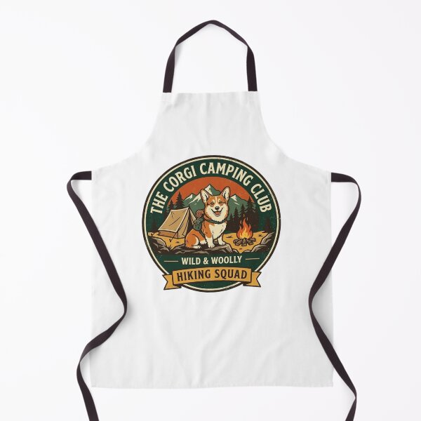 Item preview, Corgi Camping Club - Wild and Woolly Hiking Squad Adventure Badge designed and sold by FarDesign.