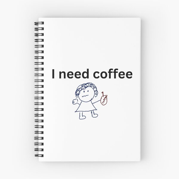 Item preview, Funny coffee doodle sticker designed and sold by StickerNovaa.