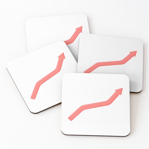 Item preview, Red Upward Trending Business Growth Arrow designed and sold by Creatby7030.