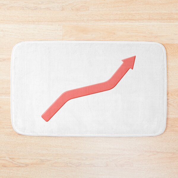 Item preview, Red Upward Trending Business Growth Arrow designed and sold by Creatby7030.