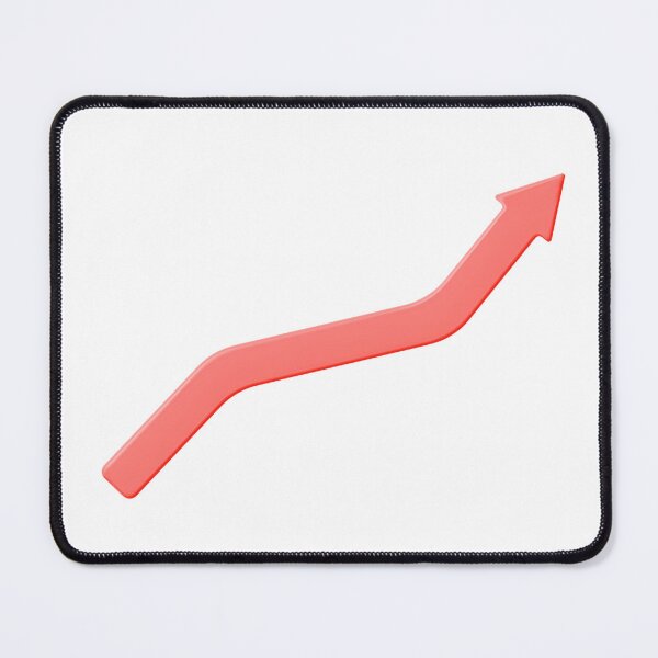Item preview, Red Upward Trending Business Growth Arrow designed and sold by Creatby7030.