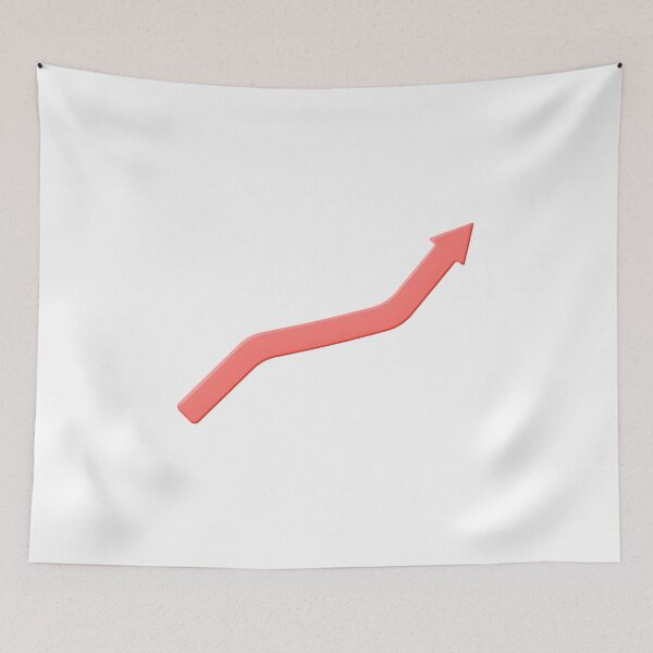 Item preview, Red Upward Trending Business Growth Arrow designed and sold by Creatby7030.