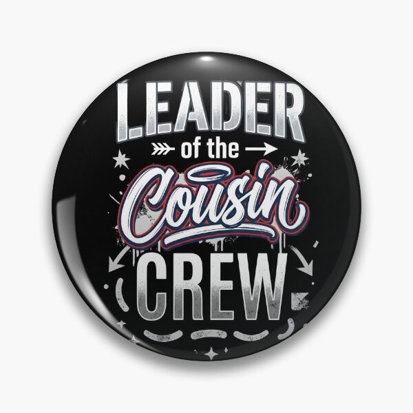 Item preview, Leader of the Cousin Crew Shirt – Funny Family Reunion Cousins designed and sold by THREE LITTLE BEANS.