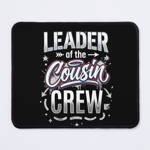 Item preview, Leader of the Cousin Crew Shirt – Funny Family Reunion Cousins designed and sold by THREE LITTLE BEANS.