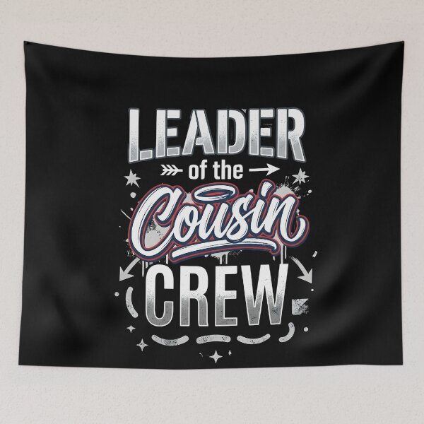 Item preview, Leader of the Cousin Crew Shirt – Funny Family Reunion Cousins designed and sold by THREE LITTLE BEANS.