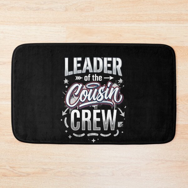 Item preview, Leader of the Cousin Crew Shirt – Funny Family Reunion Cousins designed and sold by THREE LITTLE BEANS.