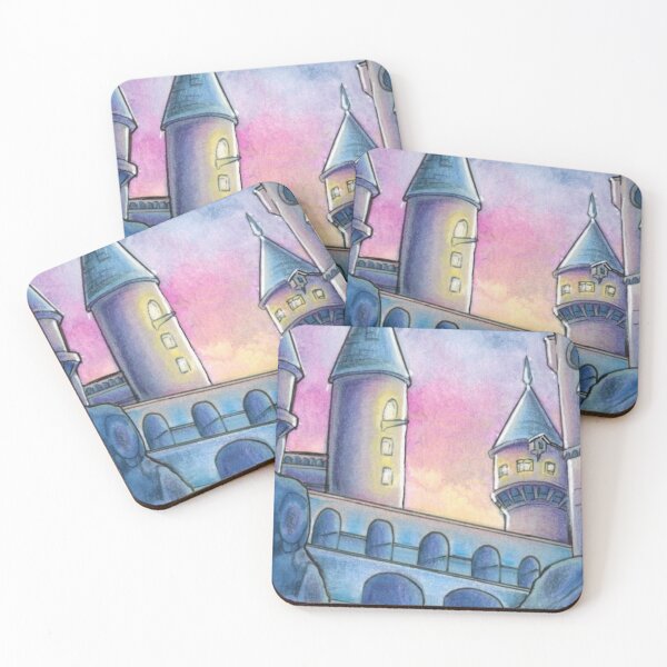 Item preview, Castle at Sunset designed and sold by pouredillusions.