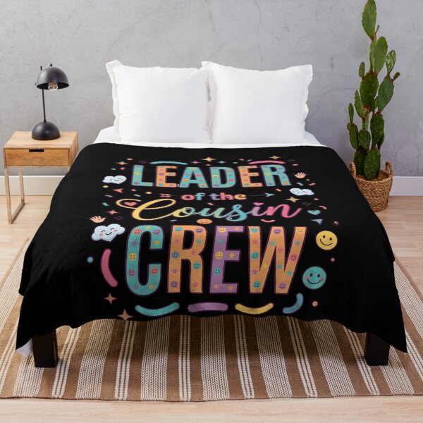 Item preview, Leader of the Cousin Crew Shirt – Funny Family Reunion Cousins designed and sold by THREE LITTLE BEANS.