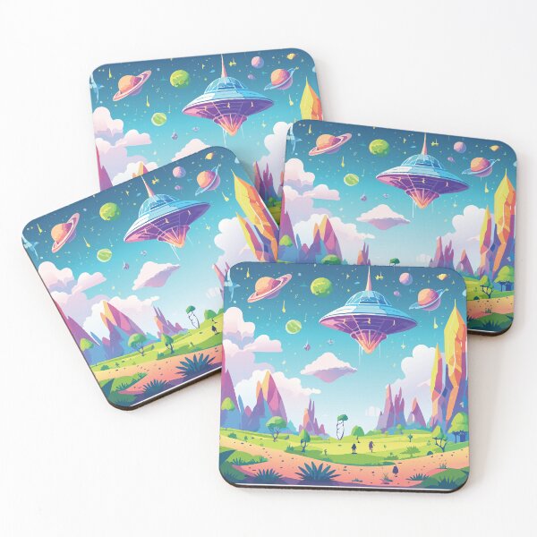 Item preview, Galactic Dreams: Starry Skies and UFO designed and sold by GBD888.