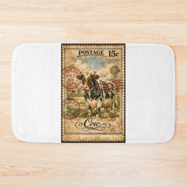 Item preview, Cow Postage – Midwest Heritage designed and sold by ForeverPrintsOK.