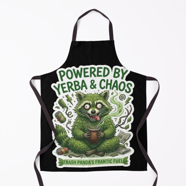 Item preview, Mossy Raccoon Sticker - Powered by Yerba & Chaos | Goblincore Art designed and sold by By Dana Studio.