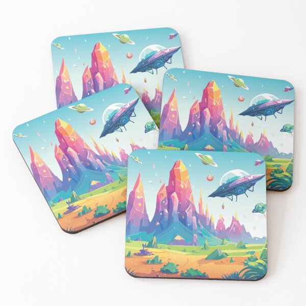 Item preview, Mystic Mountains and UFOs -Alien Peaks designed and sold by GBD888.