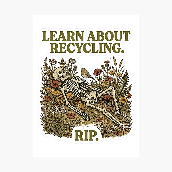 Artikelvorschau, Erfahre mehr über die Ästhetik des Vintage-Skeletts im Recycling-Stil. entworfen und verkauft von EKHOAISTORE.