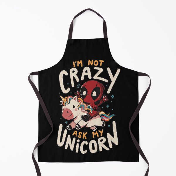 Item preview, Crazy Unicorn Rider - Sarcastic Humor Graphic designed and sold by MOFAPPAREL.