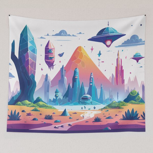 Item preview, Galactic Desert Jewel: The UFO Encounter designed and sold by GBD888.