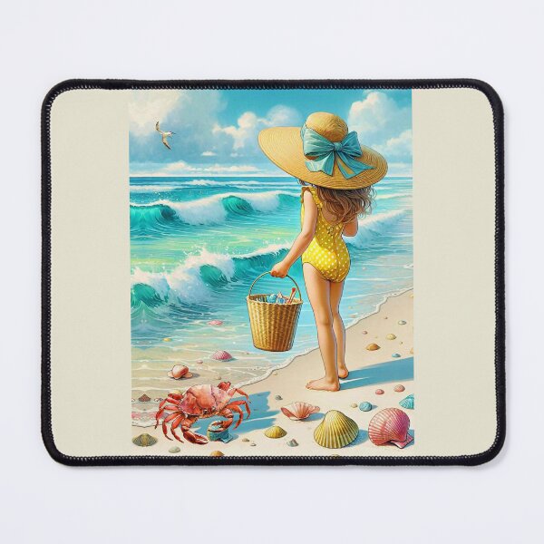 Item preview, COLLECTING SEA SHELLS AT THE BEACH designed and sold by Tammera.