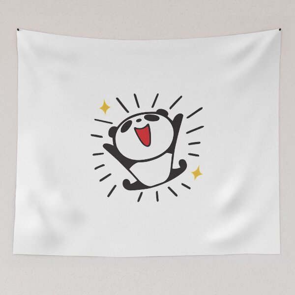 Item preview, Joyful Cartoon Panda Celebrating with Sparkles designed and sold by Creatby7030.