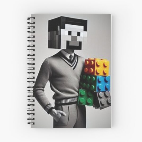 Item preview, “BLOCKHEAD PROTOCOL — Pixel Mind, Brick Arm” designed and sold by Print Fiction.
