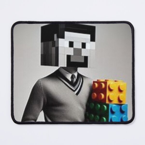 Item preview, “BLOCKHEAD PROTOCOL — Pixel Mind, Brick Arm” designed and sold by Print Fiction.