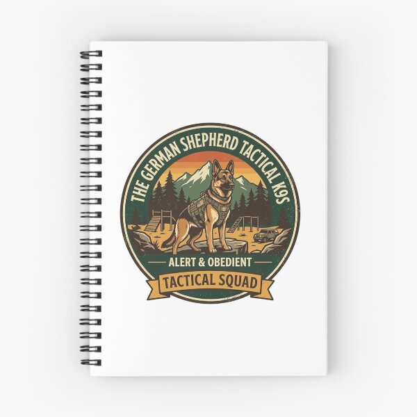 Item preview, Tactical German Shepherd K9 Badge - Alert & Obedient Squad designed and sold by FarDesign.