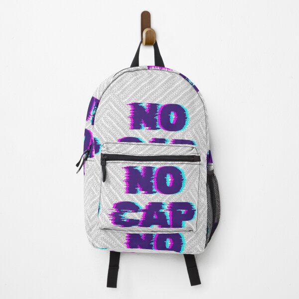 Item preview, No Cap Glitch Text Cyberpunk Gen Z Slang Gamer Aesthetic designed and sold by SlavicKemp.
