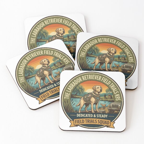 Item preview, Labrador Retriever Field Trials K9 Squad - Dedicated & Steady designed and sold by FarDesign.