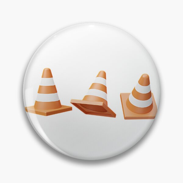 Item preview, Group of Three Orange 3D Traffic Cones designed and sold by Creatby7030.