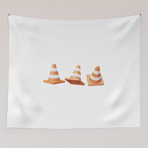 Item preview, Group of Three Orange 3D Traffic Cones designed and sold by Creatby7030.