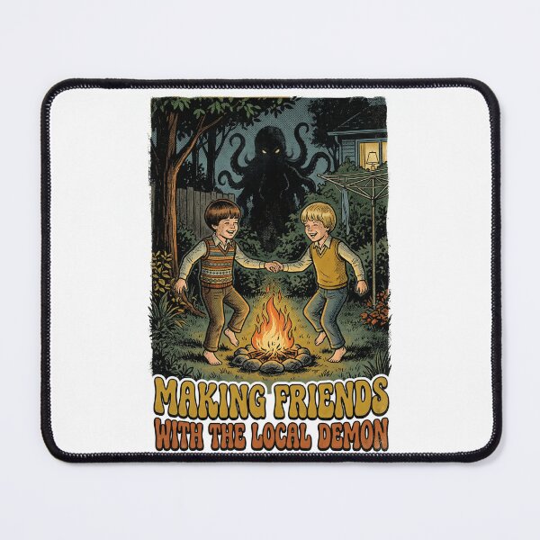 Item preview, Making Friends With The Local Demon Retro Vintage Kids Book Humor designed and sold by EKHOAISTORE.