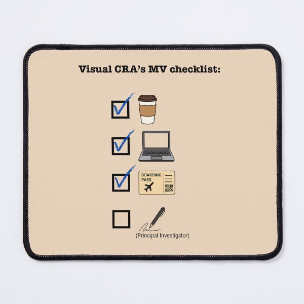 Item preview, Funny CRA - THE VISUAL CRA CHECKLIST BEFORE AN MV designed and sold by FastTrackSelect.