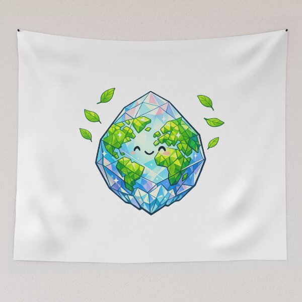 Item preview, Earth Guardian – Unique Eco Art designed and sold by LuveraxArt.