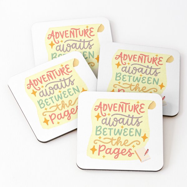 Item preview, Adventure Awaits Between The Pages For Readers designed and sold by TheYarnedNook.