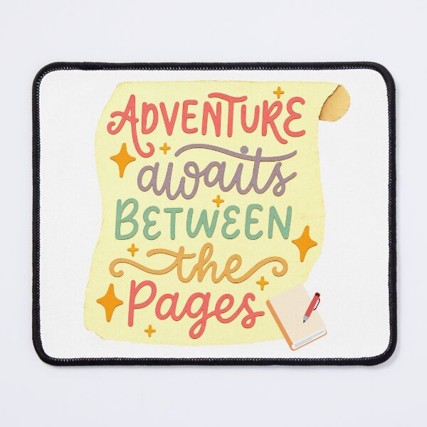 Item preview, Adventure Awaits Between The Pages For Readers designed and sold by TheYarnedNook.