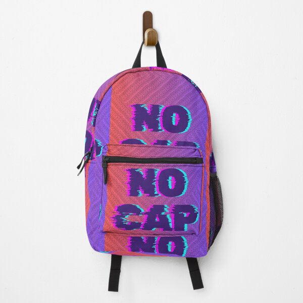 Item preview, No Cap Glitch Vaporwave Aesthetic Retro Gen Z Slang designed and sold by SlavicKemp.