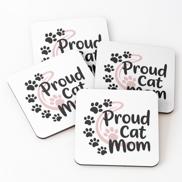 Item preview, Proud Cat Mom Pink Paw Print Design designed and sold by Everdreeam.