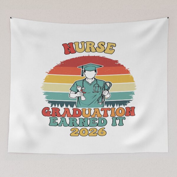 Item preview, Nurse Graduation Earned It 2026 designed and sold by Uglyandcute.