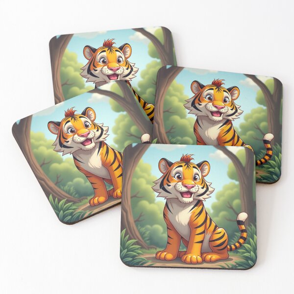 Item preview, Cartoon Tiger  designed and sold by laurakerr.