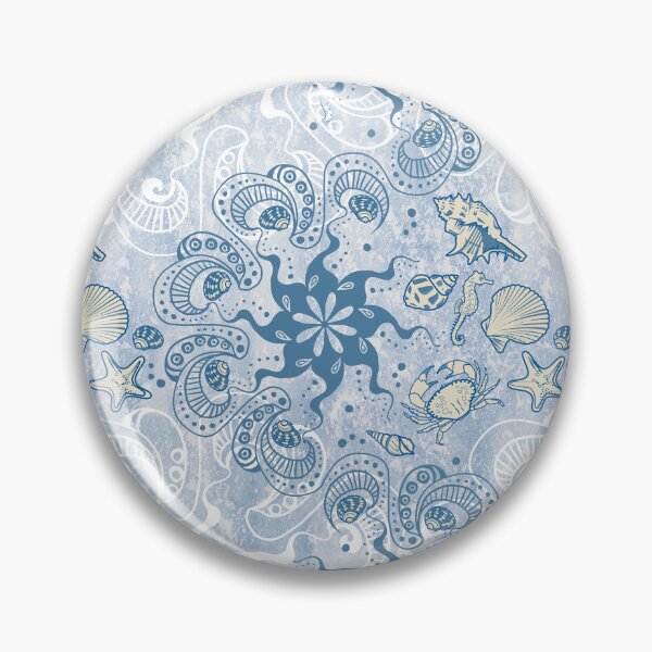 Item preview, Boho Beach Blue Mandala Garland designed and sold by kobyakov.