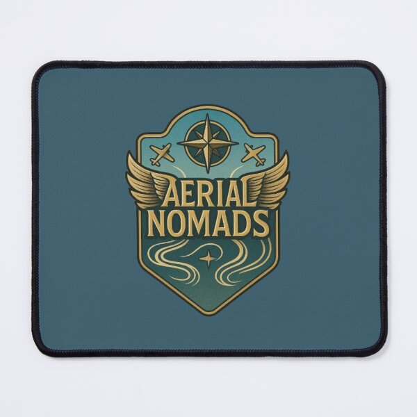 Item preview, Aerial Nomads – Pilot Design | Airplane, Flight & Aviator Enthusiast designed and sold by Typologystudios.