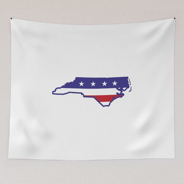 Item preview, North Carolina State Map with Star Motif designed and sold by Creatby7030.
