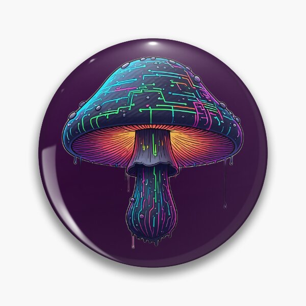 Item preview, Neon Mushroom Forest Fungi Art | Fluorou Foongai - Specimen PHY-S16q designed and sold by Aethereal Labs.