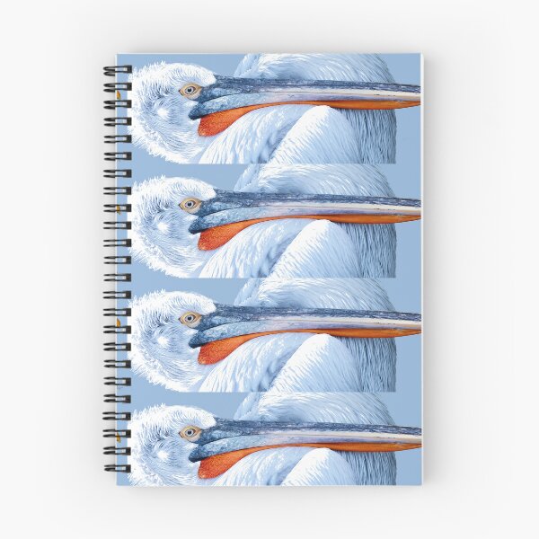 Item preview, White Pelican Bird Blue Tropical Beach Coastal Art designed and sold by Sharon Cummings Art.