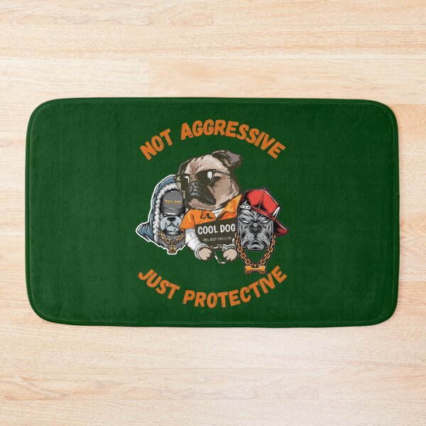 Item preview, Not aggressive, Just protective, dog lovers t-shirt designed and sold by BoldMarkk.