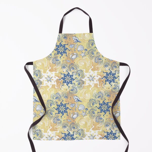 Item preview, Boho Beach Sandy Yellow Mandala Garland designed and sold by kobyakov.