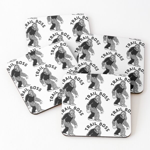 Item preview, Trail Boss Sasquatch Big Foot Black & White  designed and sold by MsBrillMakes.