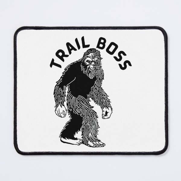 Item preview, Trail Boss Sasquatch Big Foot Black & White designed and sold by MsBrillMakes.